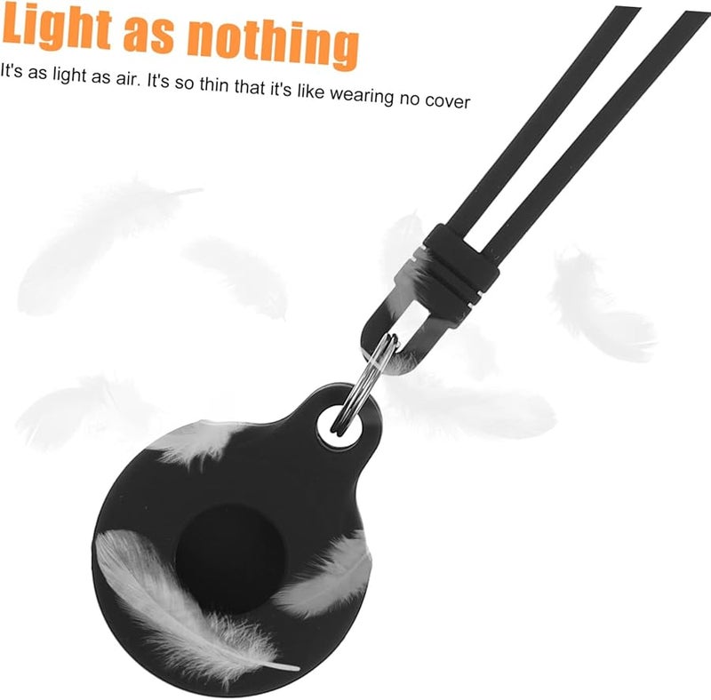 Jojofuny 4 قطع غلاف واقي قذيفة التتبع لمفاتيح الحيوانات الأليفة أمتعة متين مقاوم للخدوش - Image 4